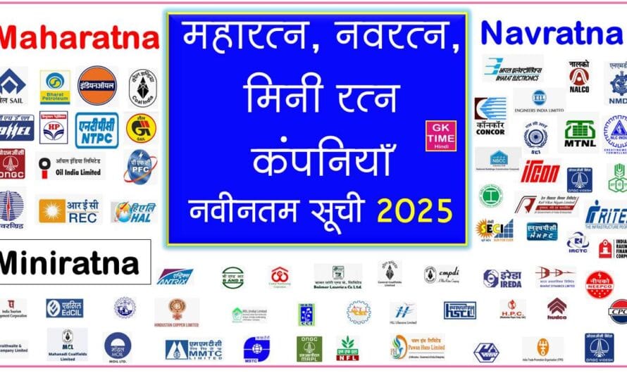 List of Maharatna, Navratna, Miniratna Companies in India