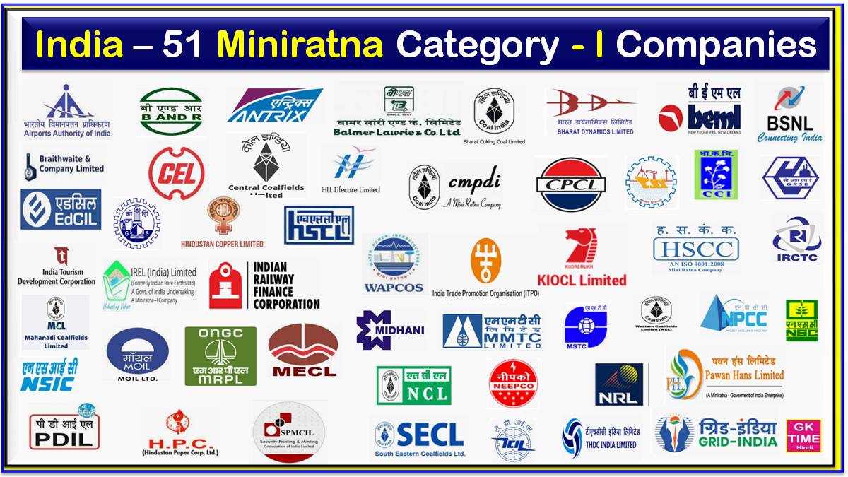 List Of Maharatna, Navratna, Miniratna Companies In India – GK Time Hindi