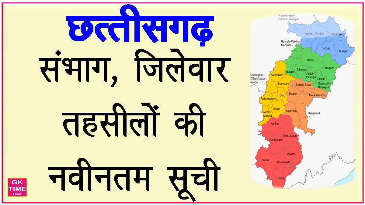 Cg Tehsil List