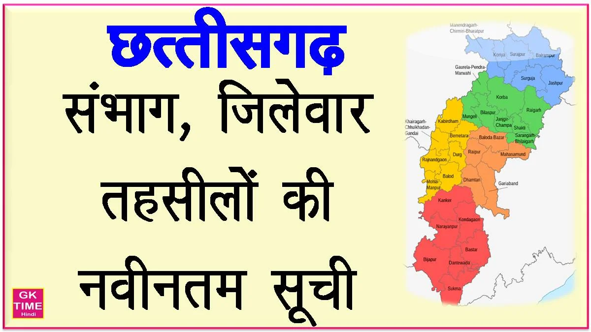 Cg Tehsil List