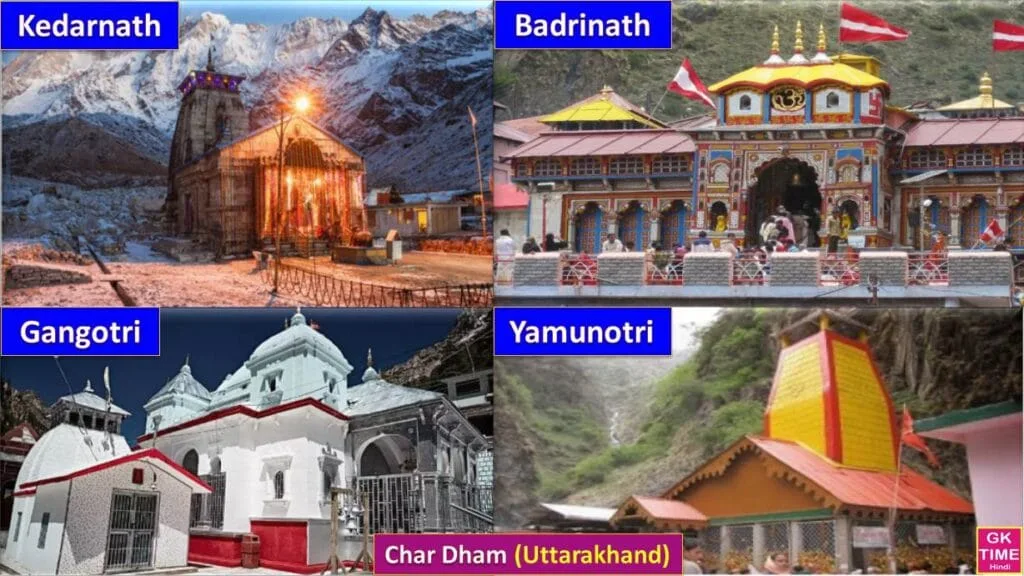 Char Dham Kedarnath Badrinath Gangotri Yamunotri