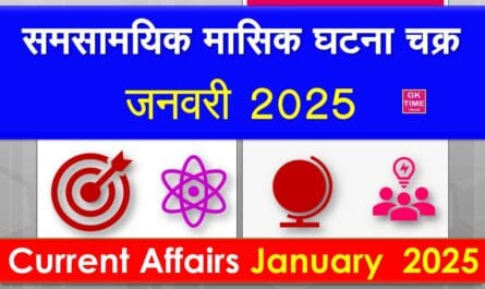 Monthly Current Affairs January 2025 in Hindi