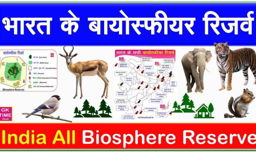 भारत के सभी बायोस्फीयर रिजर्व | India all Biosphere Reserves list with map