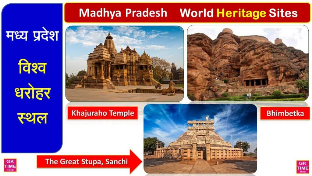 UNESCO World Heritage Sites in Madhya Pradesh India