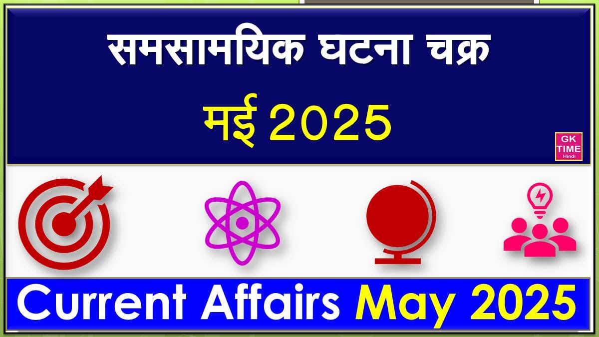 Monthly Current Affairs May 2025