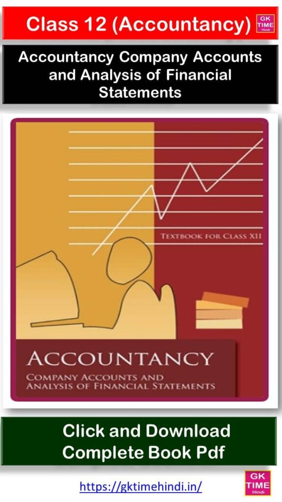 Class 12 Accountancy Book Pdf Accountancy Company Accounts and Analysis of Financial Statements