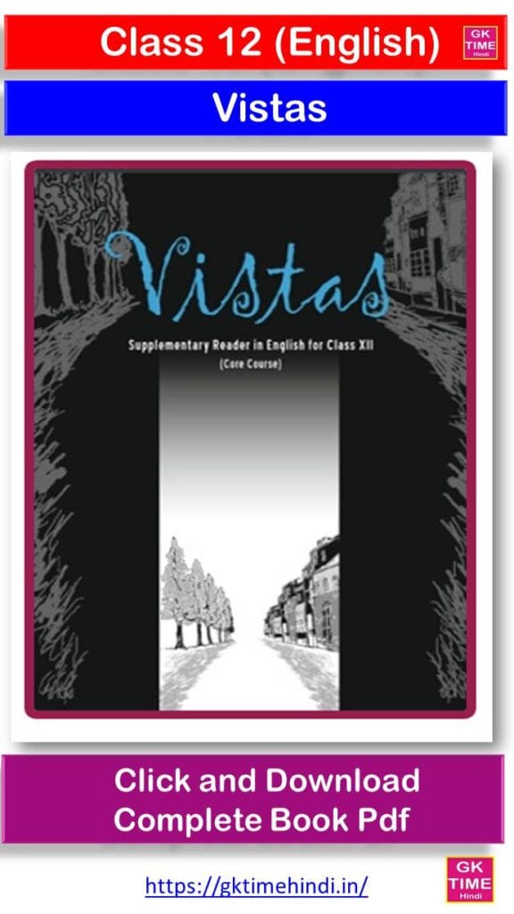 Class 12 English Book Pdf Vistas