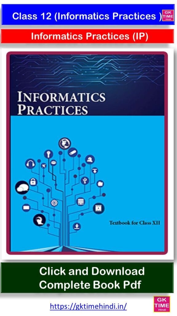 Class 12 Informatics Practices IP Book Pdf