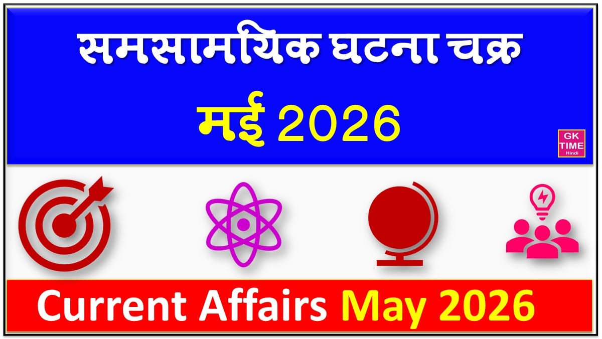 Monthly Current Affairs May 2026
